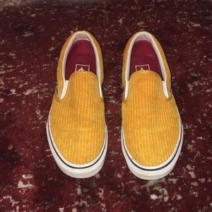 Yellow Vans sneakers size 7.5